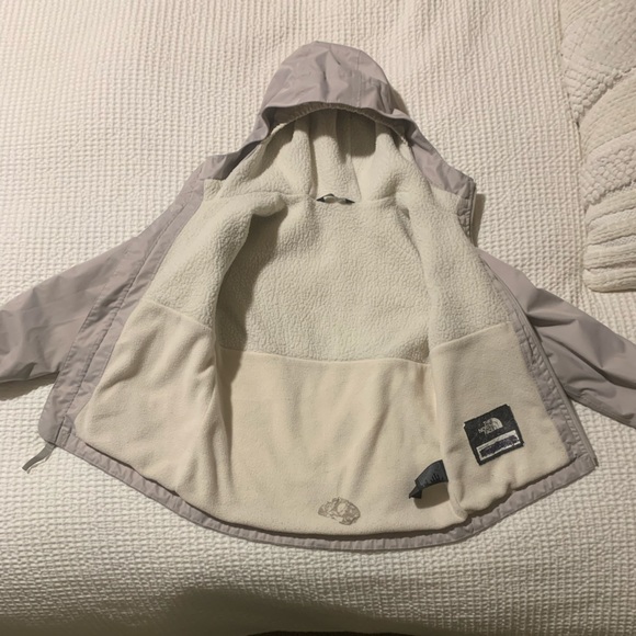 The Northface jacket trunk lined with fleece grey size xxs or 5 - Picture 2 of 6